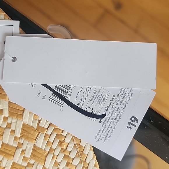 Handmade Women Tape Decor Straw Hat - Picture 10 of 10